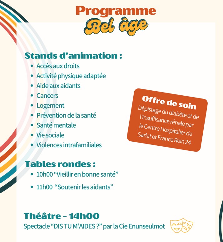 PROGRAMME JOURNEE BEL AGE DAC 24 CLS PERIGORD NOIRD
