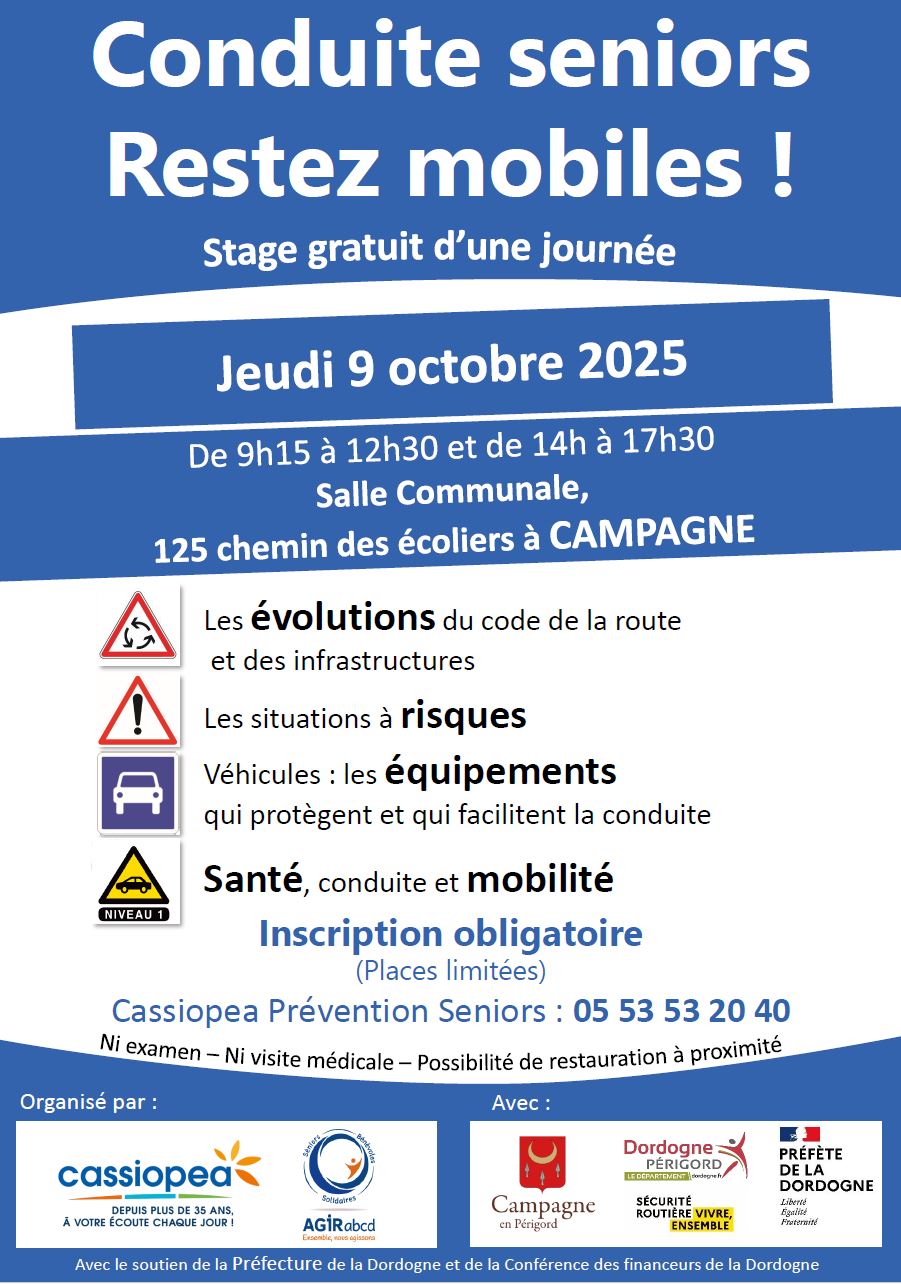 SECURITE ROUTIERE CAMPAGNE