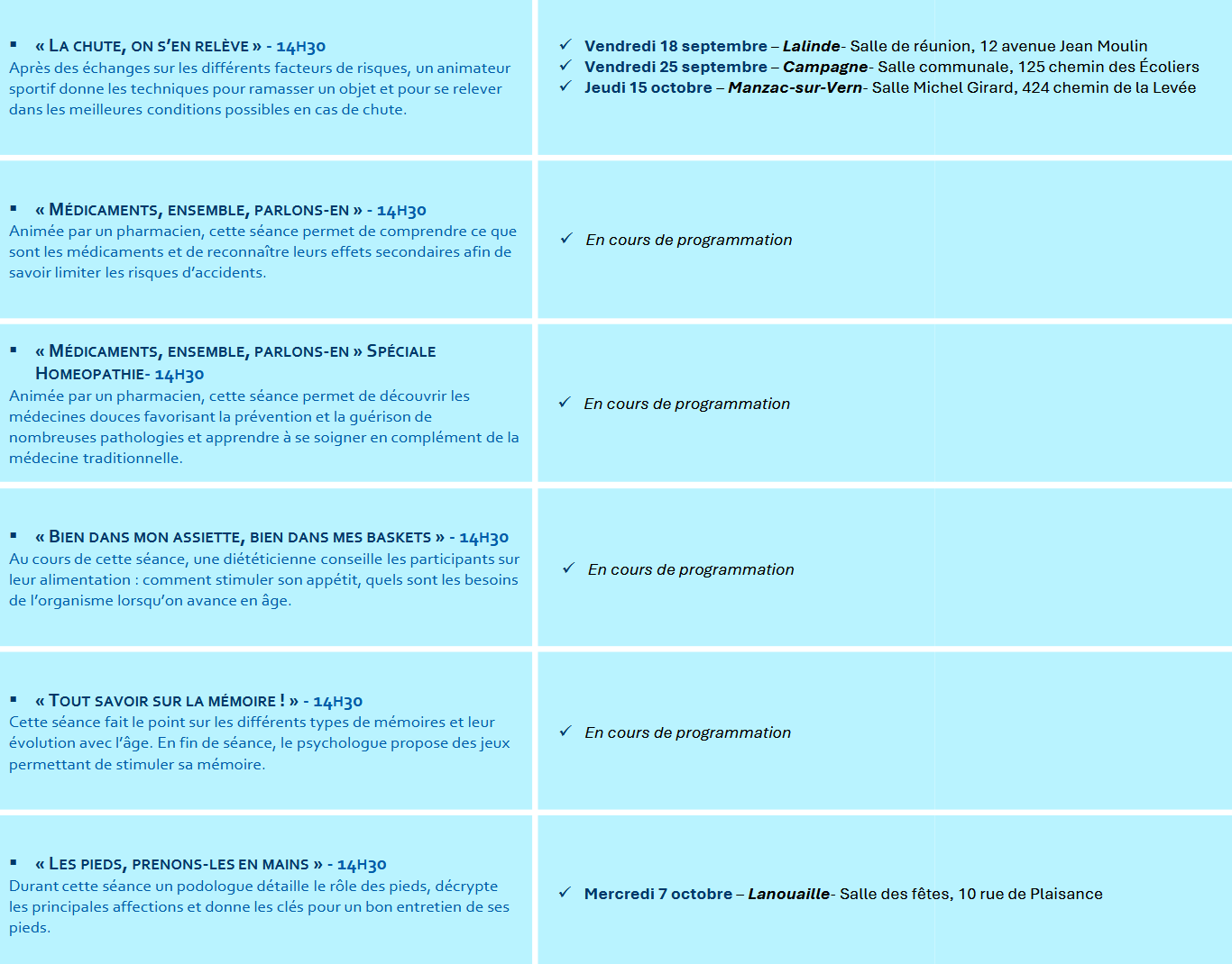 Calendrier&nbsp;des&nbsp;actions&nbsp;de&nbsp;prévention&nbsp;–&nbsp;Septembre&nbsp;et&nbsp;octobre&nbsp;2026 cassiopea dac 24