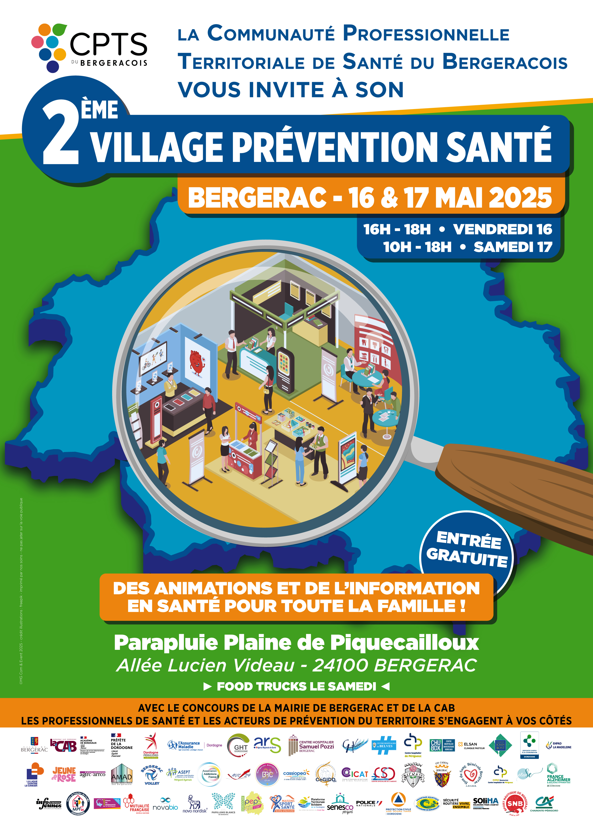 Affiche village prevention 2025