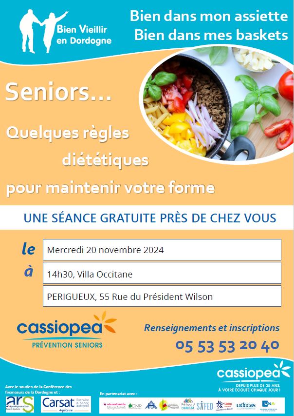 cassiopea seniors bien dans mob assiette