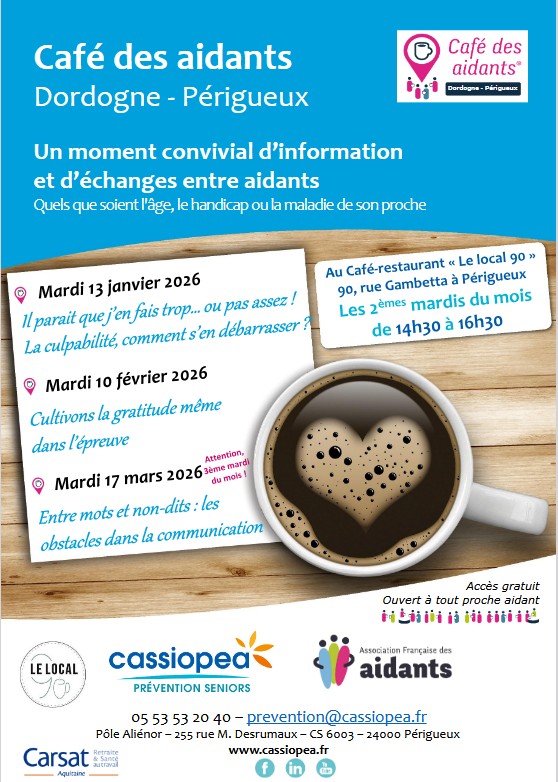 CAFE DES AIDANT A PERIGUEUX