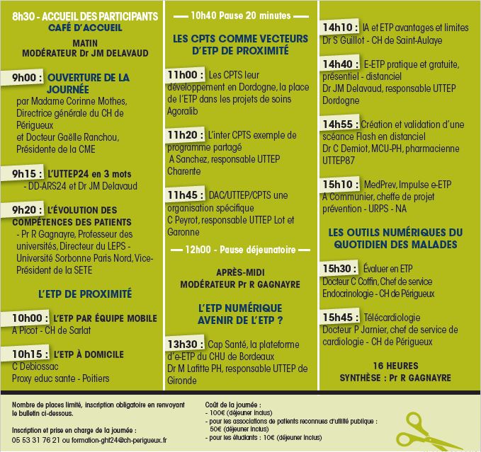 PROGRAMME ET INSCRIPTION